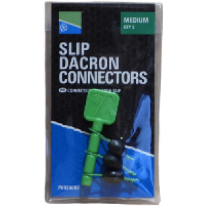 Preston Slip Dacron Connectors Medium Pack Qty 3
