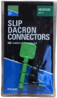 Preston Slip Dacron Connectors Medium Pack Qty 3